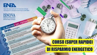 Corso super rapido di risparmio energetico [upl. by Brower353]