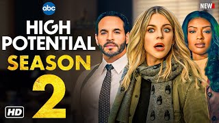 High Potential Season 2 Trailer  ABC Release Date Cast Episode 1 Plot Renewed Kaitlin Olson [upl. by Ayocat168]