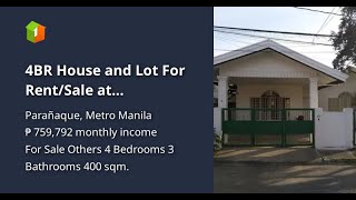 4BR House and Lot For RentSale at Multinational Village Paranaque [upl. by Zipnick]