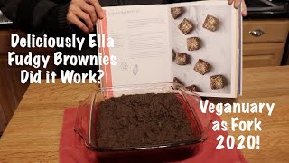 Deliciously Ella Fudgy Brownies  Did it Work Veganuary as Fork 2020 [upl. by Enimsay]