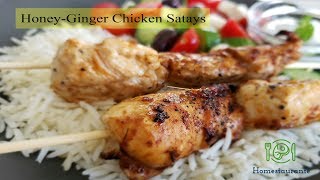 Grilled HoneyGinger Chicken Simply tasty  Homestaurante [upl. by Ecirtac]