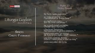 Liturgia Godzin  Modlitwa Południowa  Święto Chrztu Pańskiego [upl. by Ingamar290]