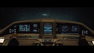 Blade Runner 2049  Sea Wall Chase Scene Flying Cars Gun Down HD [upl. by Nessie]