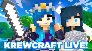 Krewcraft LIVE w ItsFunneh [upl. by Sirovaj]