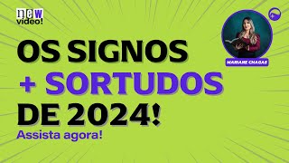 ESSES 4 SIGNOS SERÃO OS MAIS SORTUDOS DE 2024  Previsões 2024 segundo a Astrologia [upl. by Corso656]