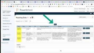 Powerschool Tutorial  Entering Level A Reading Data [upl. by Ahseinet]