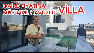 DİDİMDE ACİL SATILIK HAVUZLU VİLLA DİDİM ALTINKUM DİDİM AKBÜK DENİZ MANZARALI KELEPİR VİLLALAR DENİZ [upl. by Yup]