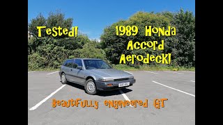 Tested 1989 Honda Accord Aerodeck  Beautifully Engineered GT [upl. by Milks]