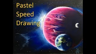 Pastel Galaxy Speed Drawing V [upl. by Merwyn]