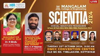 SCIENTIA 2024  LIVE  MANGALAM COLLEGEOF ENGINEERING [upl. by Clapper365]