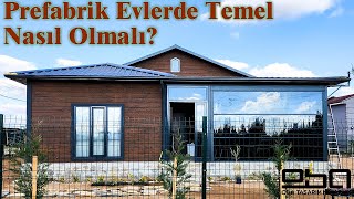 PREFABRİK EV TEMELİ NASIL OLMALI 🏠🏠PREFABRİK EVLER HAKKINDA🏠🏠 evturu prefabrikev prefabrik [upl. by Aicilehp]