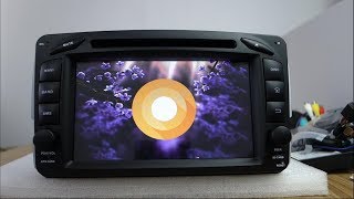 Belsee Android 80 Car Stereo Auto Radio Review MercedesBenz W203 C209 W209 W163 W168 Viano Vito [upl. by Mirth]