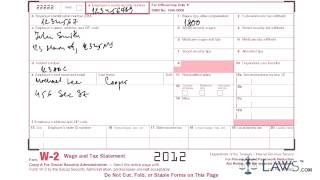 Learn how to fill w 2 Tax form [upl. by Mariana]