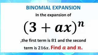 abn Binomial expansion A level maths paper 1 practice question wjecmathspaper1 grade12maths [upl. by Alodi]