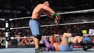 John Cena vs Michael Cole Raw June 4 2012 [upl. by Verbenia]