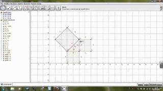 Teorema di Pitagora costruzione con Geogebramp4 [upl. by Constantia]