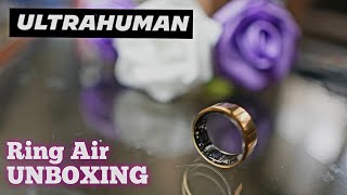 Ultrahuman Ring AIR Gold Unboxing [upl. by Marinelli]