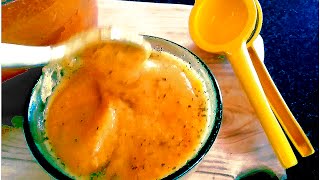 Easy Red Lentil Soup  No Oil Simple recipe only 4 ingredients HCLF [upl. by Anirtik]