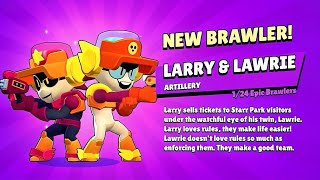 😱WHAT NEW BRAWLERS LARRY amp LAWRIE GIFTS FROM SUPERCELL😍🎁FREE GIFTS🍀 [upl. by Remlap]