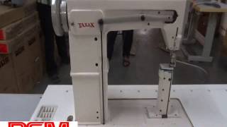 Single Needle Post Bed Lock Stitch Sewing Machine TX2810 [upl. by Nnairak]