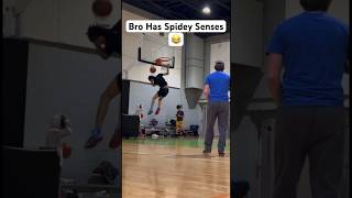 SPIDEY SENSES 😭 basketball fyp spiderman [upl. by Dnyletak]