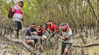 সুন্দরবন থেকে ইউনিক পদ্ধতিতে খাল ভেঙে মাছ ধরলাম [upl. by Quint]