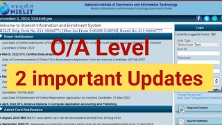 OA Level Important Updates  January 2025 Exam  olevelcourse [upl. by Hortensia401]