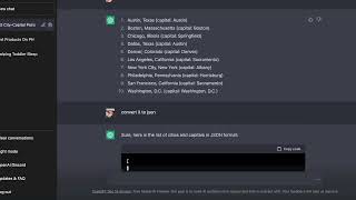 Convert JSON to CSV with ChatGPT [upl. by Seana674]