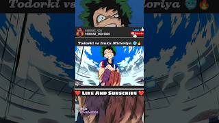 Todoroki🥶🔥 vs Izuku Midoriya💀☠️ Fight Gone In Wrong Way 🥶 ☠️🔥 [upl. by Llacam]