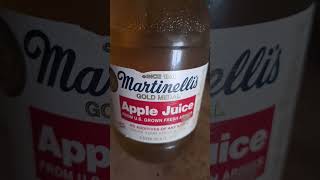 Heyyy my favorite apple juice Martinellis since 1868 Apple juice taste better in a glass bottle [upl. by Selwyn602]