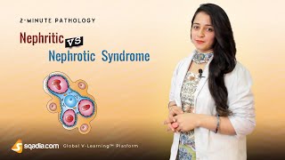 Nephritic vs Nephrotic Syndrome  Pathology Video  Online Education  VLearning™ [upl. by Arbrab577]