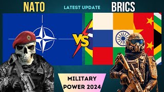 NATO VS BRICS Military Power 2024  BRICS VS NATO RANKING BRics NATO power 2024 [upl. by Hulton]