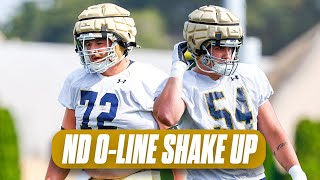 Intel Will Notre Dame start a freshman offensive tackle in Week 1  Latest on Irish wide receivers [upl. by Yvi]