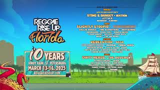 Reggae Rise Up Florida Festival 2025 Lineup Announcement [upl. by Nickelsen]