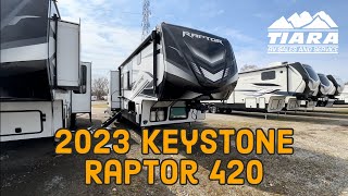 Best Toy Hauler Floorplan  Keystone Raptor 420 [upl. by Amero]