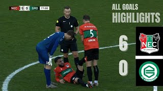 NEC Nijmegen VS Groningen 60 All Goals highlights [upl. by Ydnal703]