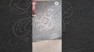 Simple Design 😍😍mugulu rangoli designtrending shortssubscribe [upl. by Poock545]