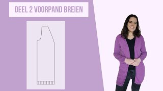 Zo brei je het voorpand van dit vest [upl. by Libna]