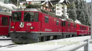 Die RhB auf der Strecke ChurArosa am 912010 [upl. by Purpura]