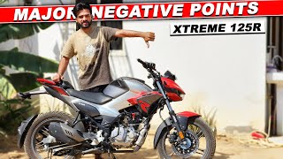 2024 Hero Xtreme 125R Negative Things  Worst Built Quality [upl. by Okimik79]