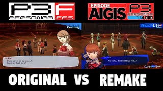 Yukari True Key Original vs Remake  Persona 3 Reload The Answer Episode Aigis [upl. by Kerin]