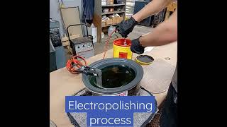 electropolishing process electroplating Steel [upl. by Ardnazxela]