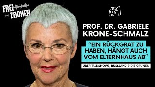 Propaganda Krieg amp Cancel Culture  Prof Dr Gabriele KroneSchmalz im Interview  FREIZEICHEN 1 [upl. by Philpot731]