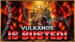 100 OP Vulkanos Fumor Showcase Raid Shadow Legends Test Server [upl. by Ahsitil]