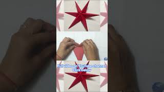 Origami Star Paper craft diy paper usa shorts viralshorts beautiful star [upl. by Ydahs]