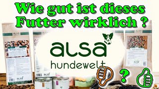 Alsa Hundefutter  Wie gut ist es wirklich 🤔  Hundefuttertest Alsa Futter  getreidefrei Alsa [upl. by Azilef]