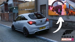 WHAT A SOUND  Vauxhall Corsa VXR  Forza Horizon 5  Logitech G29 gameplay 4K [upl. by Primavera139]