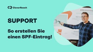 SPFEintrag erstellen und für NewsletterVersand nutzen  CleverReach Support [upl. by Prinz]