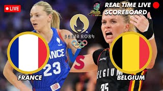 🔴LIVE FRANCE VS BELGIUM OLYMPIC GAMES PARIS 2024 WOMENS BASKETBALL 08092024 [upl. by Janet188]