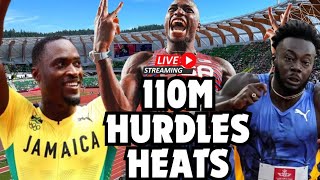 110M Hurdles HEATS LIVE Paris Olympics 2024 Watchalong [upl. by Azile]